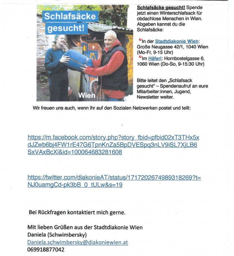 Diakonie und Soziales