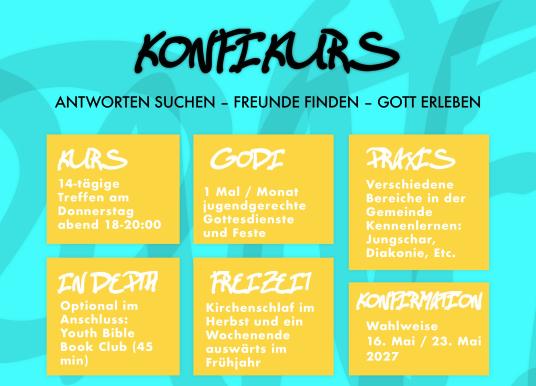 Infos zum neuen Konfijahrgang