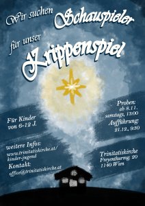 Flyer zum Krippenspiel Flyer zum Krippenspiel